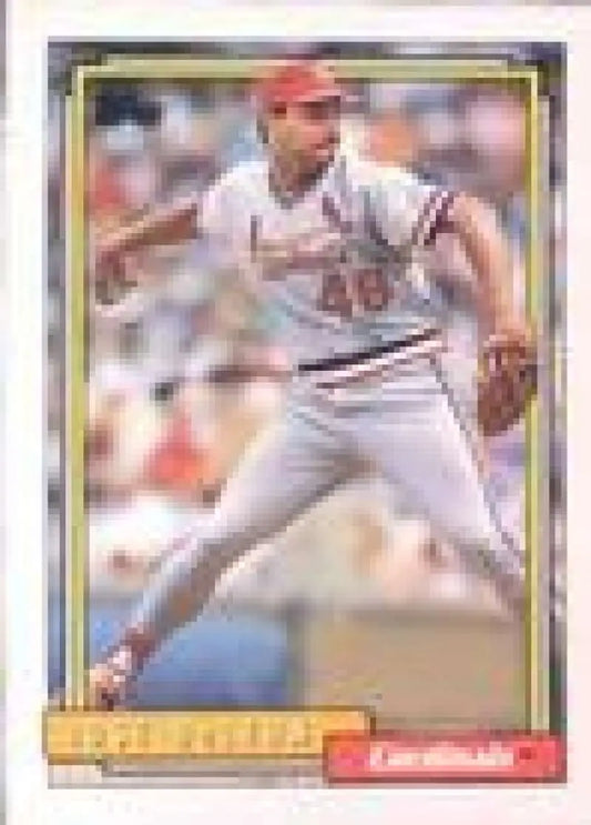 1992 Topps Micro #85 Jose DeLeon NM-MT St. Louis Cardinals Baseball Card - Baseball Card Single