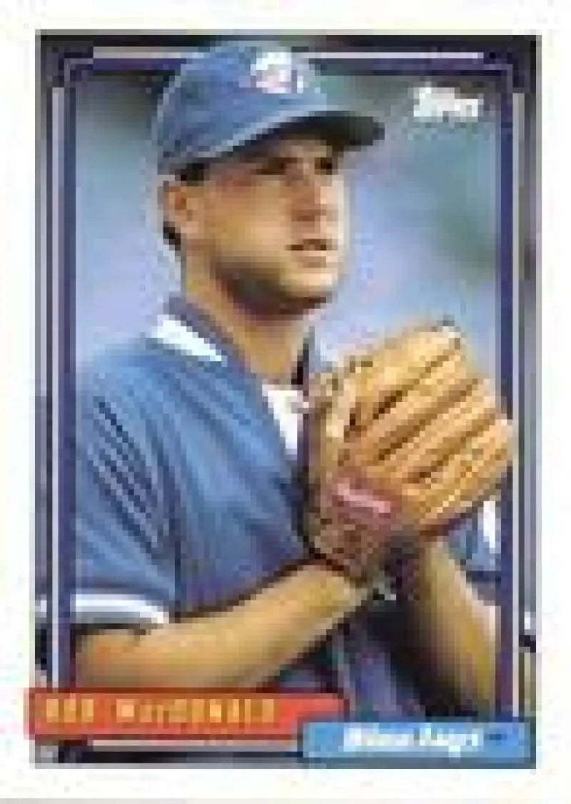 1992 Topps Micro #87 Bob MacDonald NM-MT Toronto Blue Jays Baseball Card - Baseball Card Single