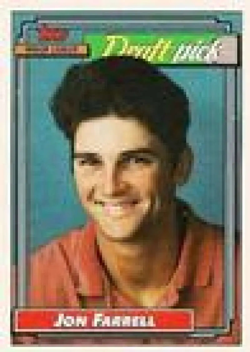 1992 Topps Micro #9 Jon Farrell NM-MT RC Rookie Pittsburgh Pirates Baseball Card - Baseball Card Single