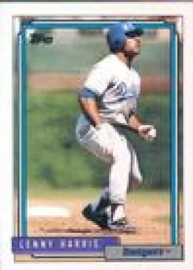 1992 Topps Micro #92 Lenny Harris NM-MT Los Angeles Dodgers Baseball Card - Baseball Card Single
