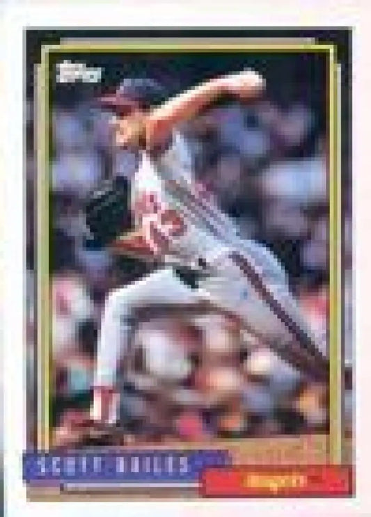 1992 Topps Micro #95 Scott Bailes NM-MT California Angels Baseball Card - Baseball Card Single