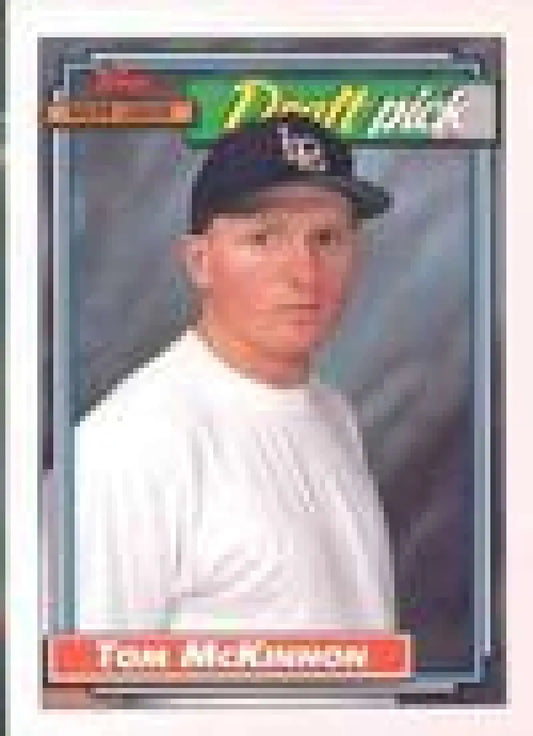 1992 Topps Micro #96 Tom McKinnon NM-MT RC Rookie St. Louis Cardinals Baseball Card - Baseball Card Single