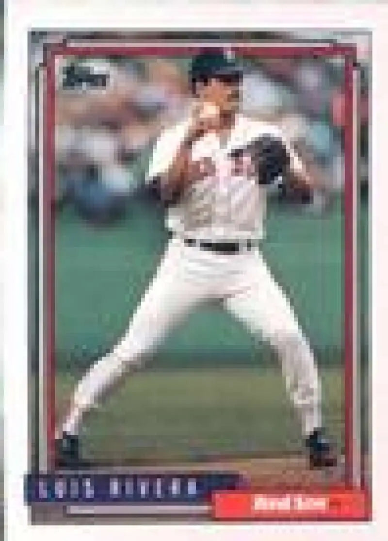 1992 Topps Micro #97 Luis Rivera NM-MT Boston Red Sox Baseball Card - Baseball Card Single