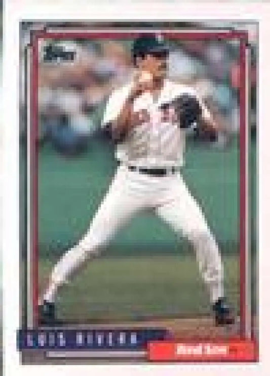 1992 Topps Micro #97 Luis Rivera NM-MT Boston Red Sox Baseball Card - Baseball Card Single