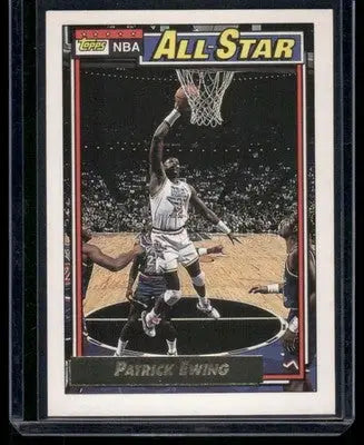 1992 Topps NBA All-Star Patrick Ewing #121 Gold Basketball - Basketball Card Single