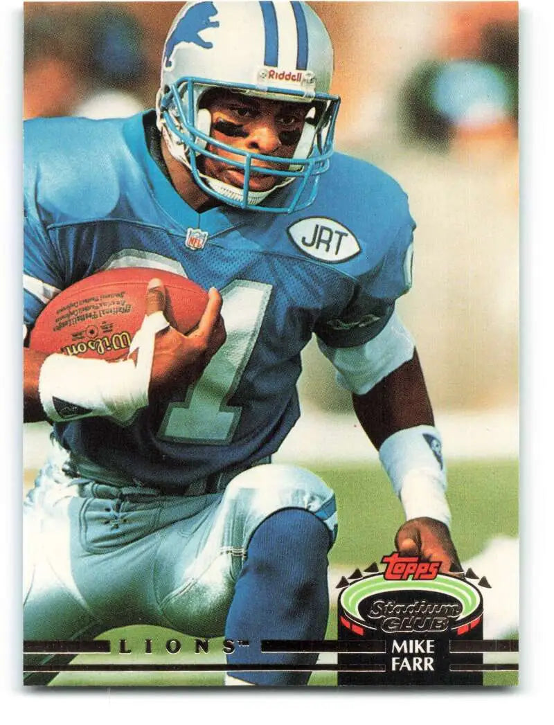 1992 Topps Stadium Club #103 Mike Farr EX Excellent Detroit Lions Football Card