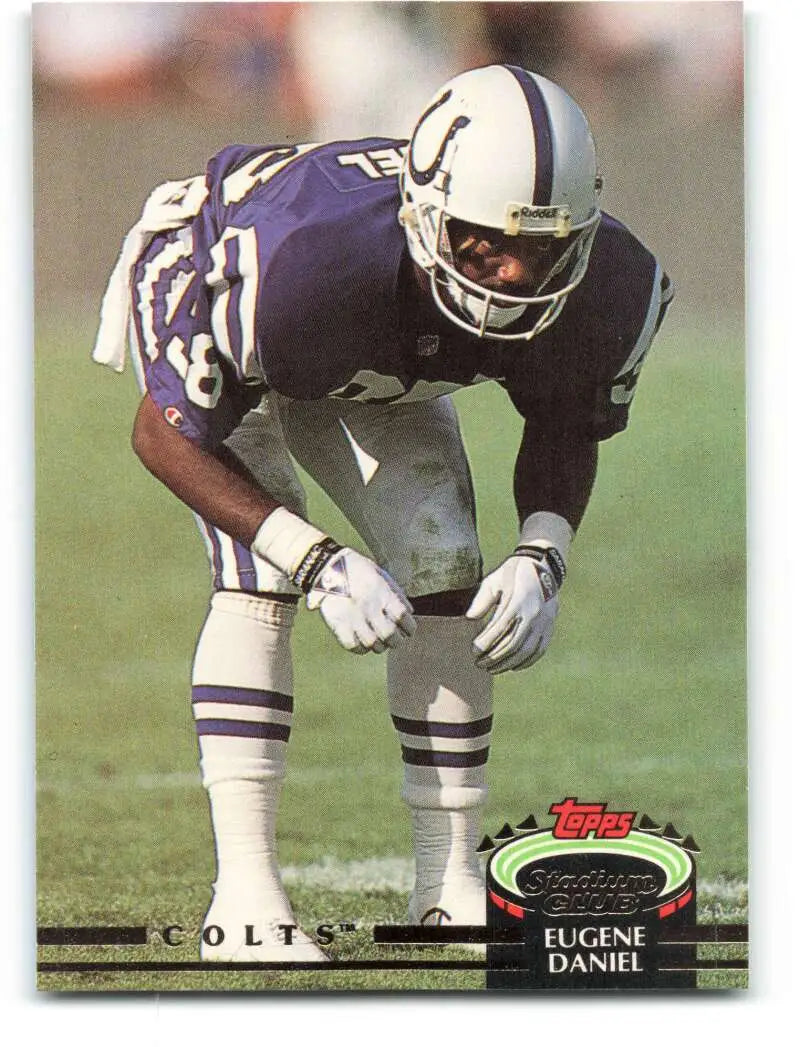 1992 Topps Stadium Club #108 Eugene Daniel EX Excellent Indianapolis Colts Football Card - Football Card Single