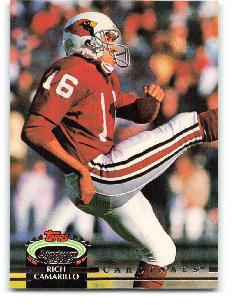 1992 Topps Stadium Club #111 Rich Camarillo EX Excellent Phoenix Cardinals Football Card - Football Card Single