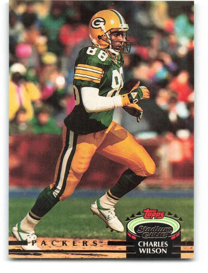 1992 Topps Stadium Club #112 Charles Wilson EX Excellent Green Bay Packers Football Card - Football Card Single