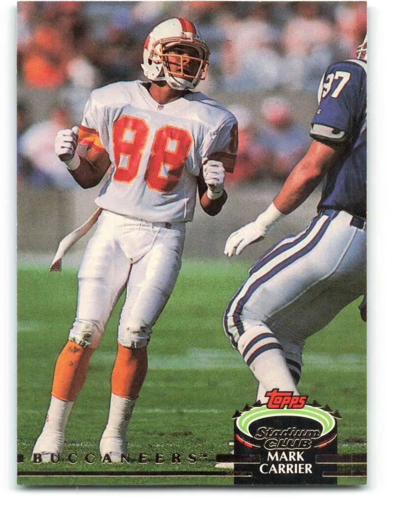 1992 Topps Stadium Club #114 Mark Carrier EX Excellent Tampa Bay Buccaneers Football Card