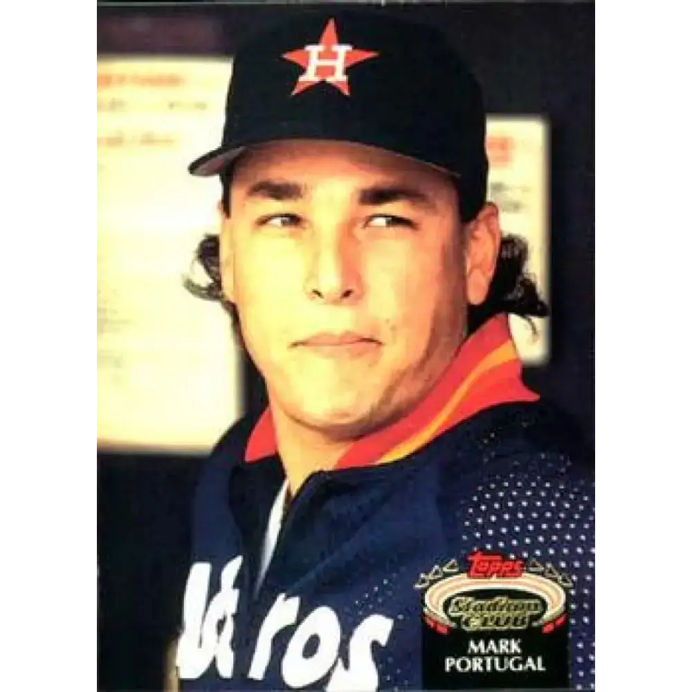 1992 Topps Stadium Club #126 Mark Portugal NM-MT Houston Astros Baseball Card - Baseball Card Single