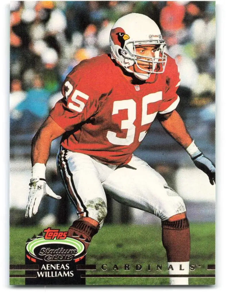 1992 Topps Stadium Club #132 Aeneas Williams EX Excellent Phoenix Cardinals Football Card - Football Card Single