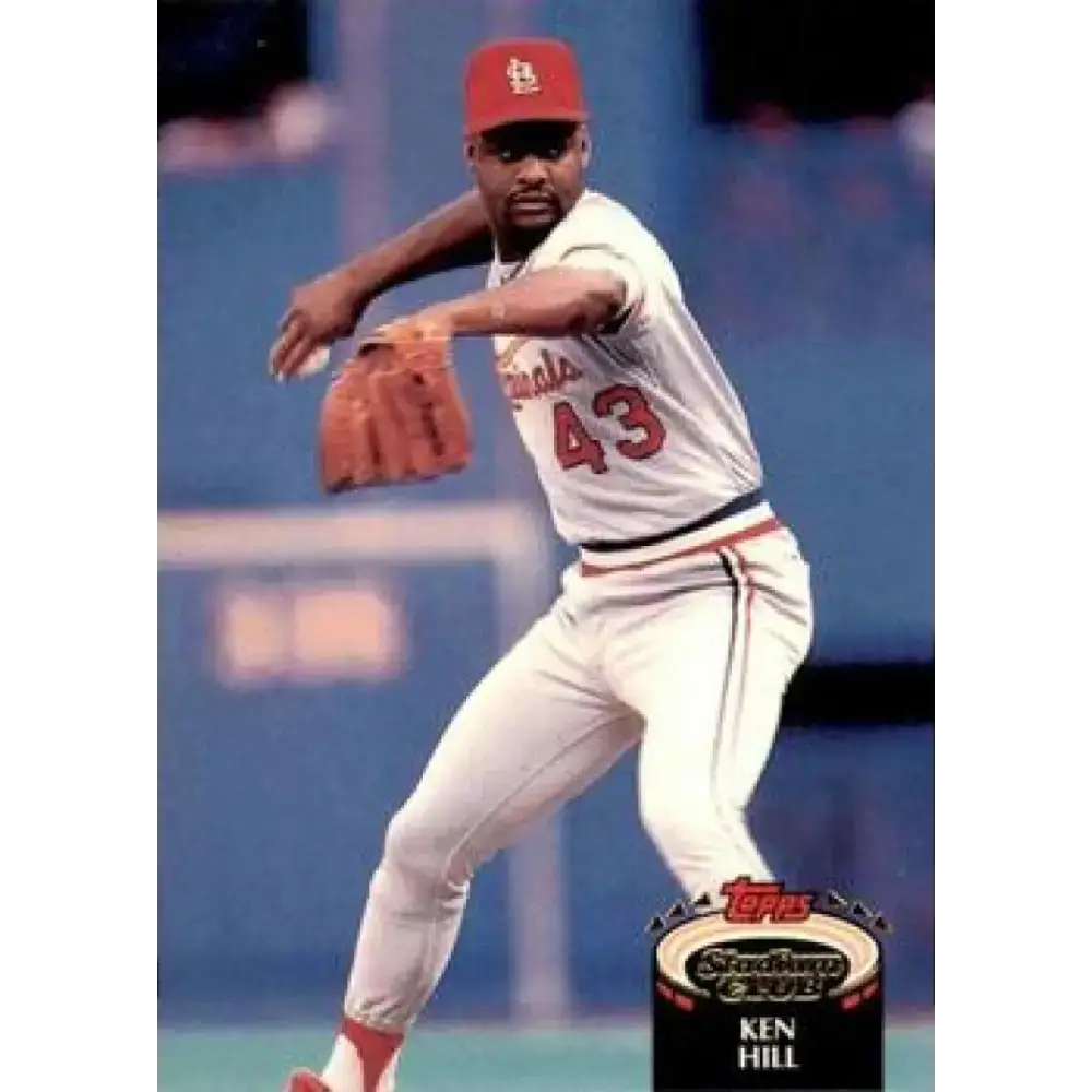 1992 Topps Stadium Club #138 Ken Hill NM-MT St. Louis Cardinals Baseball Card - Baseball Card Single