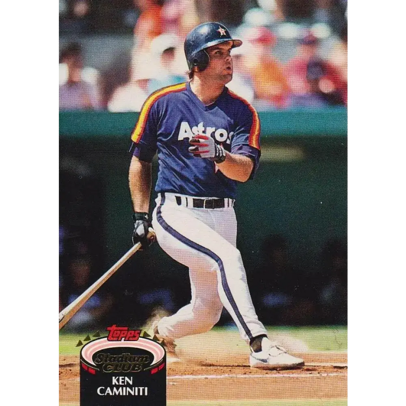 1992 Topps Stadium Club #142 Ken Caminiti NM-MT Houston Astros Baseball Card - Baseball Card Single