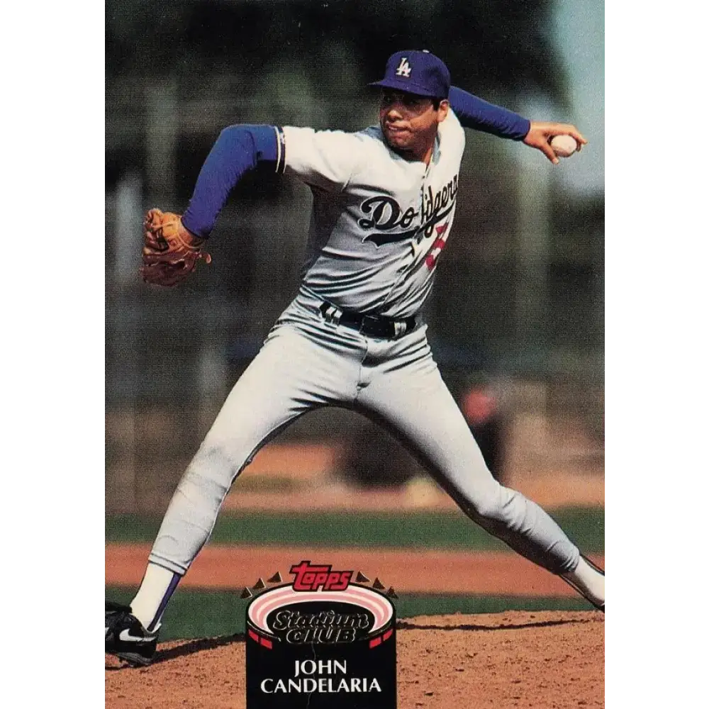 1992 Topps Stadium Club #164 John Candelaria NM-MT Los Angeles Dodgers Baseball Card - Baseball Card Single