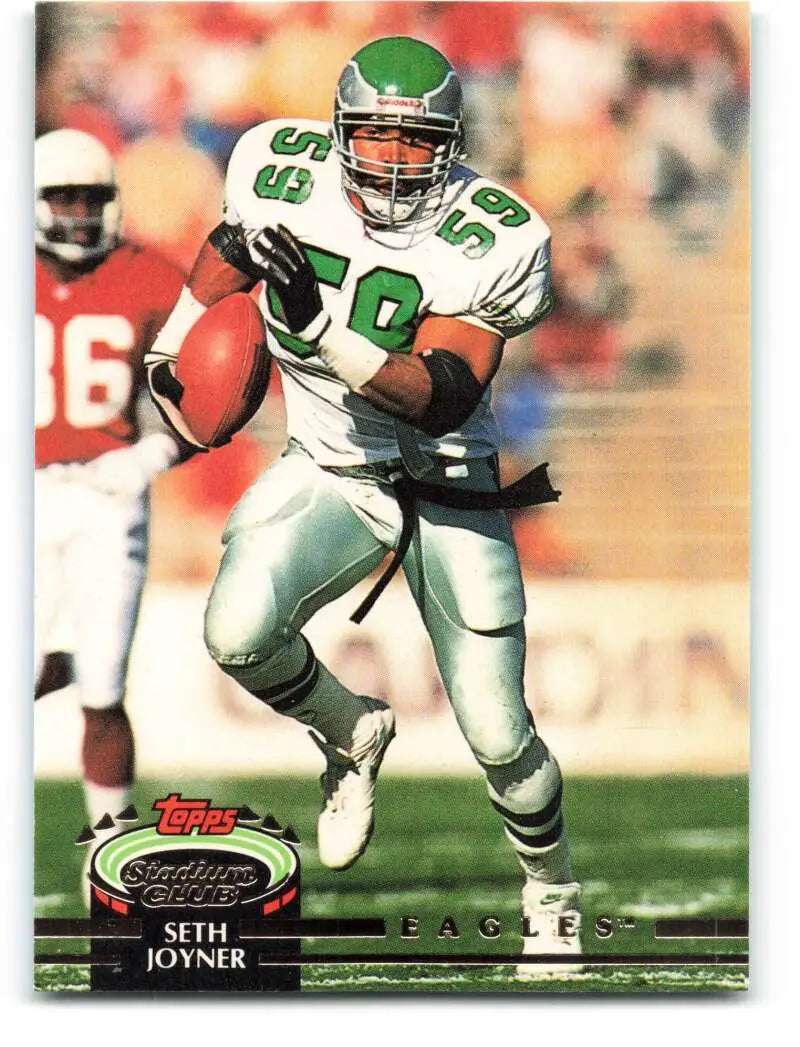 1992 Topps Stadium Club #180 Seth Joyner EX Excellent Philadelphia Eagles Football Card - Football Card Single