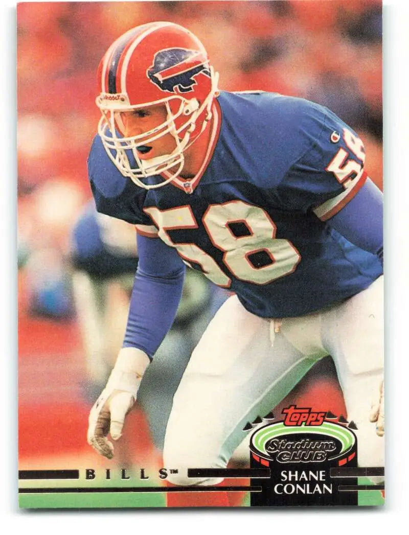 1992 Topps Stadium Club #188 Shane Conlan EX Excellent Buffalo Bills Football Card - Football Card Single