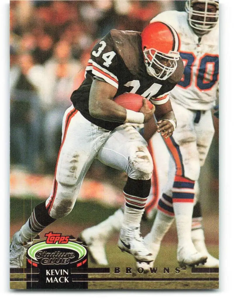 1992 Topps Stadium Club #20 Kevin Mack EX Excellent Cleveland Browns Football Card - Football Card Single