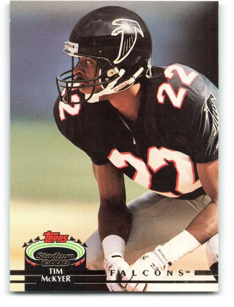 1992 Topps Stadium Club #211 Tim McKyer EX Excellent Atlanta Falcons Football Card
