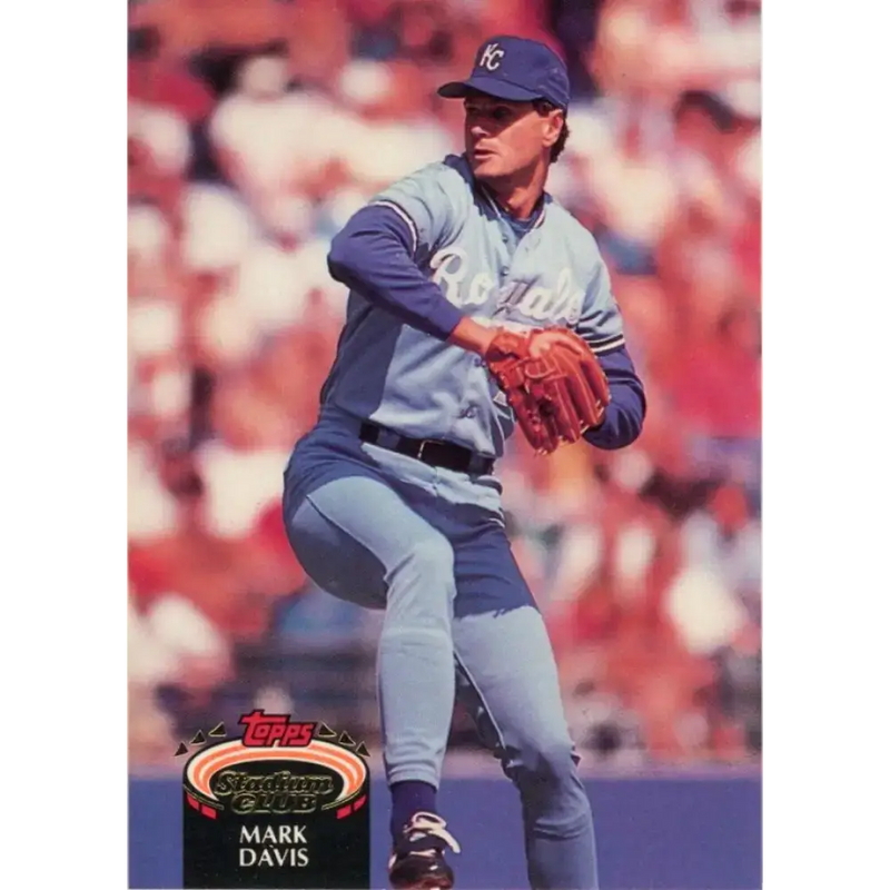 1992 Topps Stadium Club #212 Mark Davis NM-MT Kansas City Royals Baseball Card - Baseball Card Single