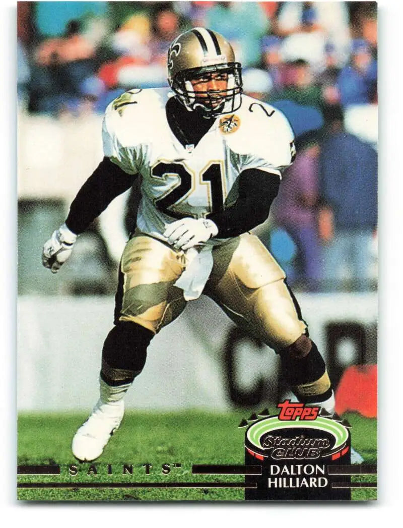 1992 Topps Stadium Club #237 Dalton Hilliard EX Excellent New Orleans Saints Football Card - Football Card Single