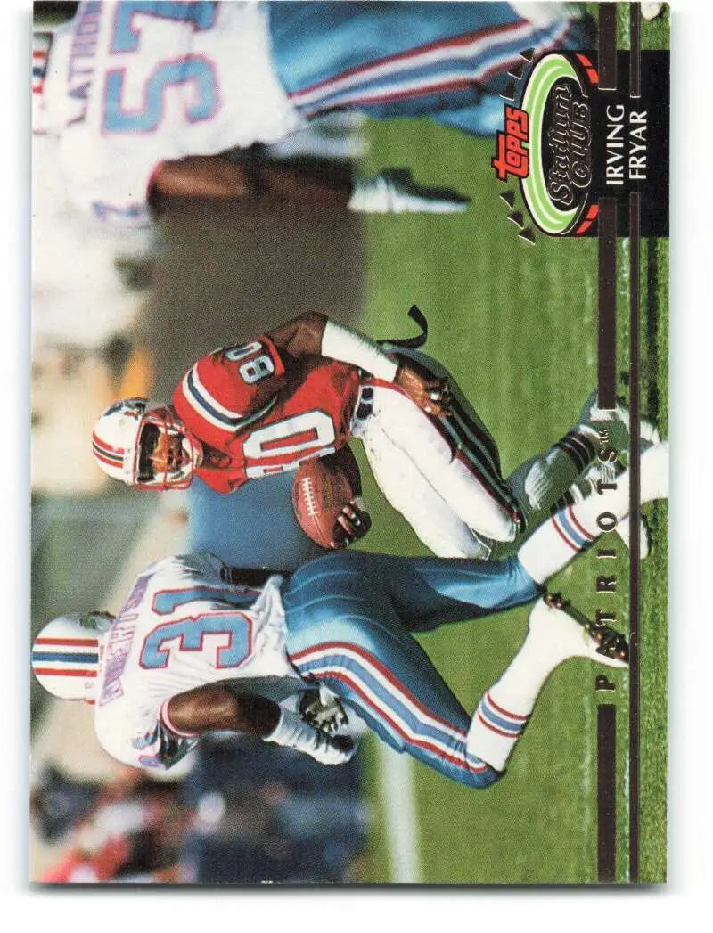 1992 Topps Stadium Club #24 Irving Fryar EX Excellent New England Patriots Football Card - Football Card Single