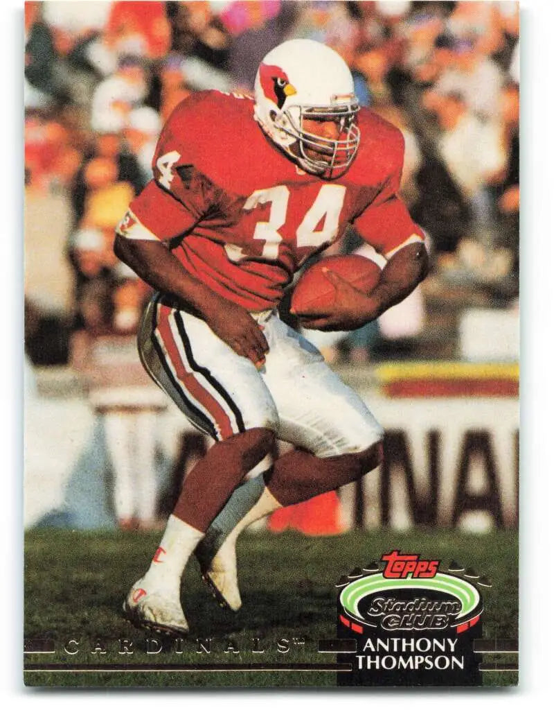 1992 Topps Stadium Club #25 Anthony Thompson EX Excellent Phoenix Cardinals Football Card - Football Card Single
