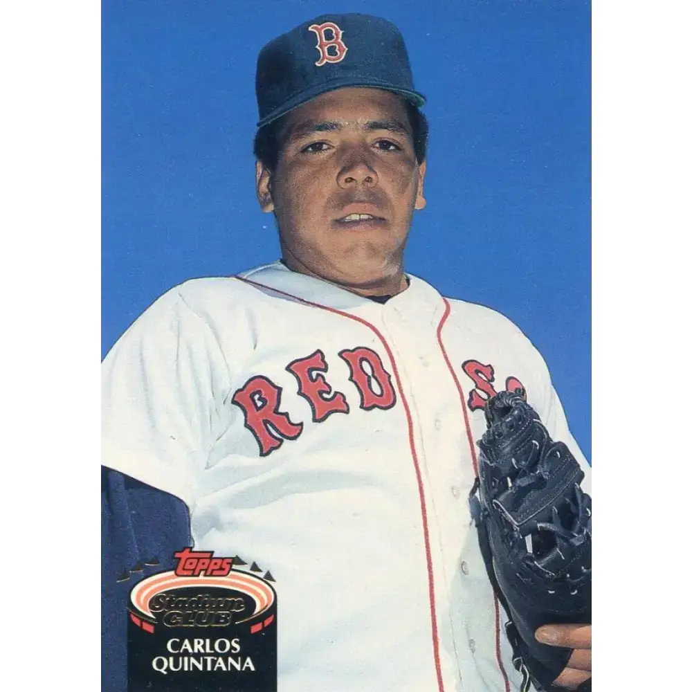 1992 Topps Stadium Club #25 Carlos Quintana NM-MT Boston Red Sox Baseball Card - Baseball Card Single