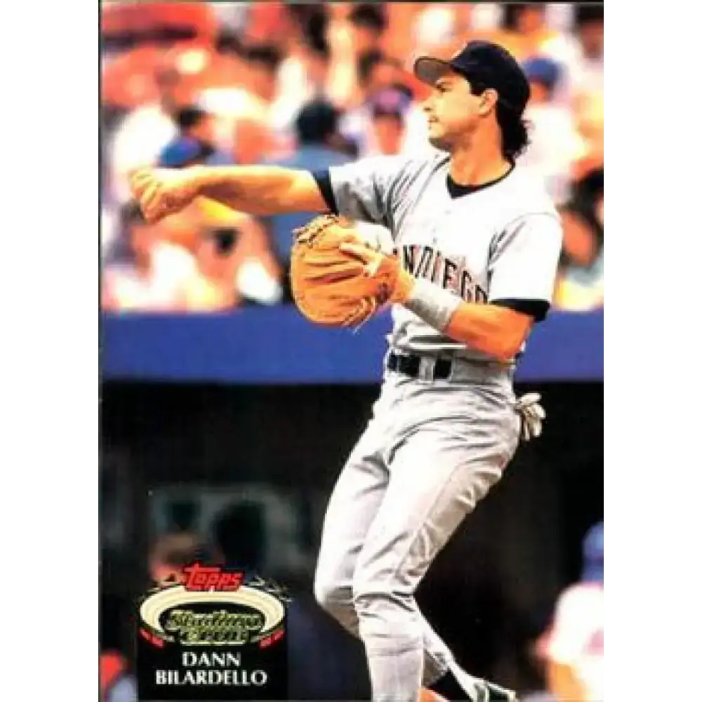 1992 Topps Stadium Club #254 Dann Bilardello NM-MT San Diego Padres Baseball Card - Baseball Card Single