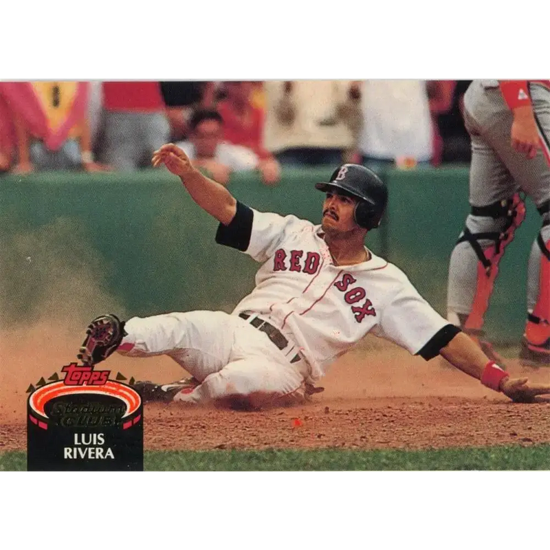 1992 Topps Stadium Club #255 Luis Rivera NM-MT Boston Red Sox Baseball Card - Baseball Card Single