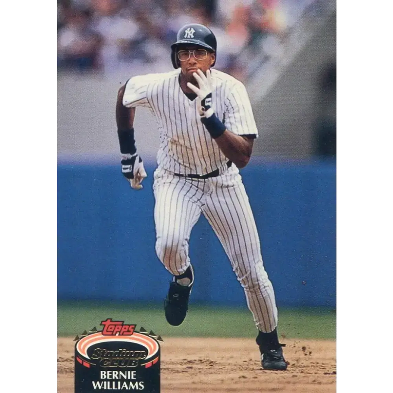 1992 Topps Stadium Club #260 Bernie Williams NM-MT New York Yankees Baseball Card - Baseball Card Single