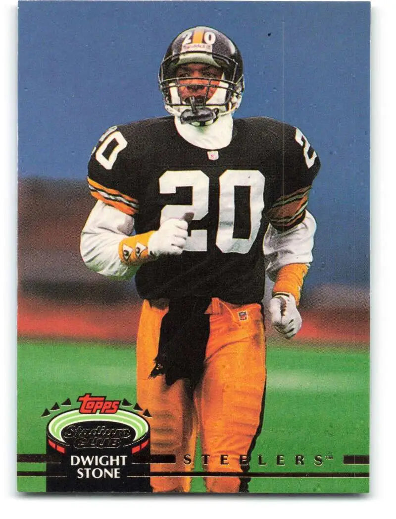 1992 Topps Stadium Club #270 Dwight Stone EX Excellent Pittsburgh Steelers Football Card - Football Card Single