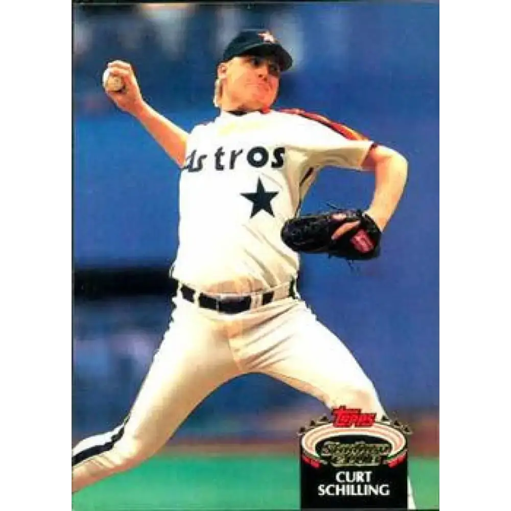 1992 Topps Stadium Club #279 Curt Schilling NM-MT Houston Astros Baseball Card - Baseball Card Single