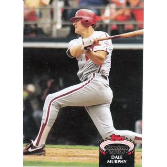 1992 Topps Stadium Club #280 Dale Murphy NM-MT Philadelphia Phillies Baseball Card - Baseball Card Single