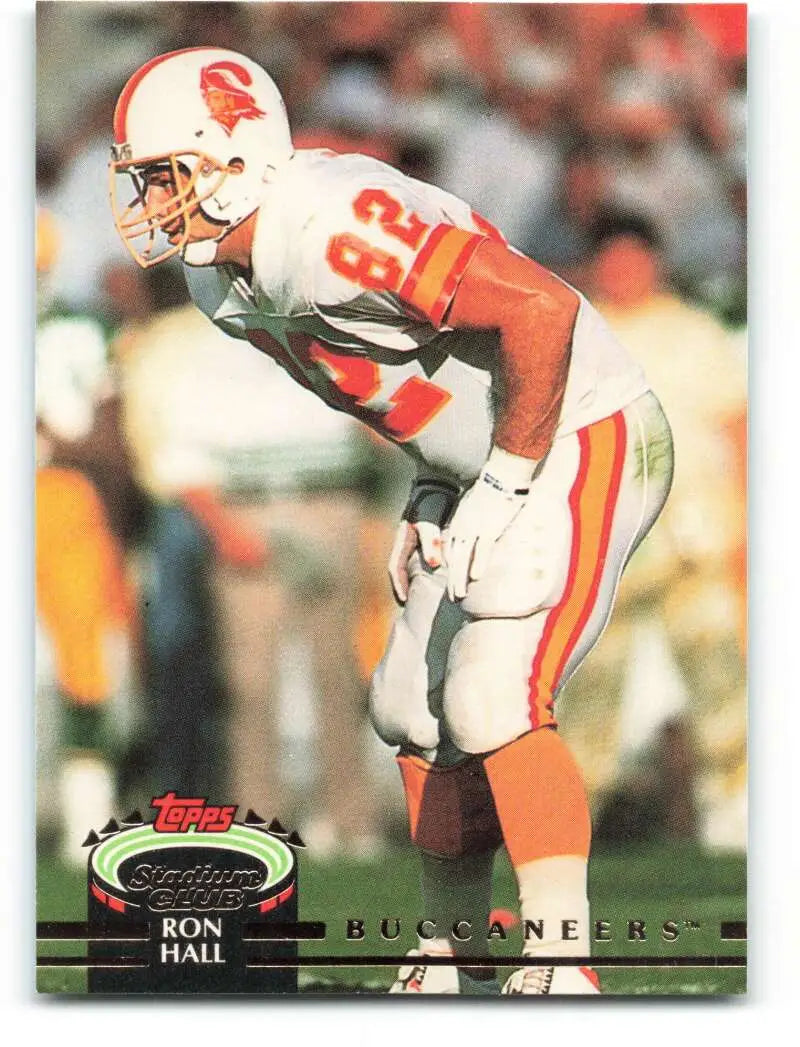1992 Topps Stadium Club #286 Ron Hall EX Excellent Tampa Bay Buccaneers Football Card