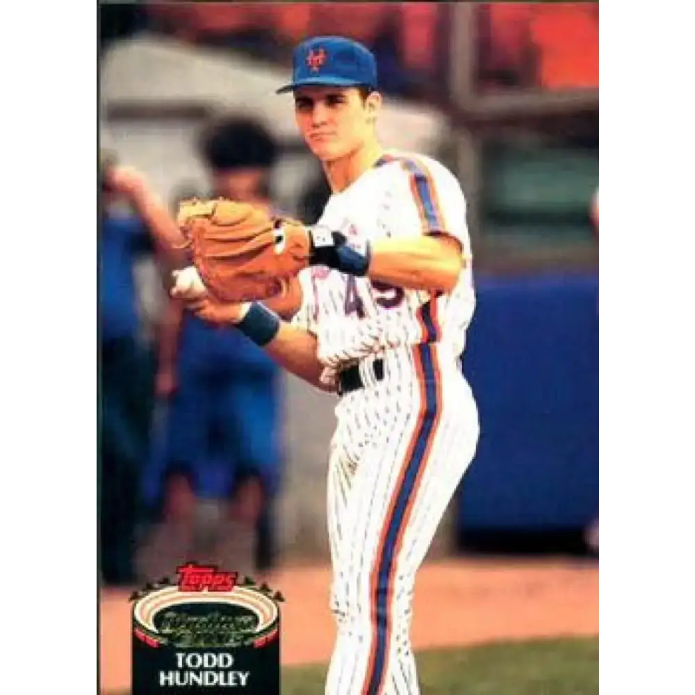1992 Topps Stadium Club #290 Todd Hundley NM-MT New York Mets Baseball Card - Baseball Card Single