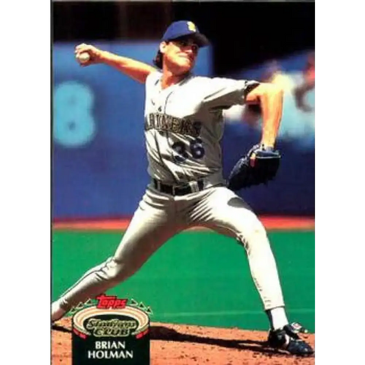 1992 Topps Stadium Club #295 Brian Holman NM-MT Seattle Mariners Baseball Card - Baseball Card Single