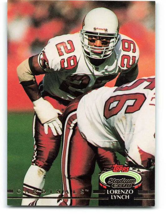 1992 Topps Stadium Club #319 Lorenzo Lynch EX Excellent Phoenix Cardinals Football Card - Football Card Single