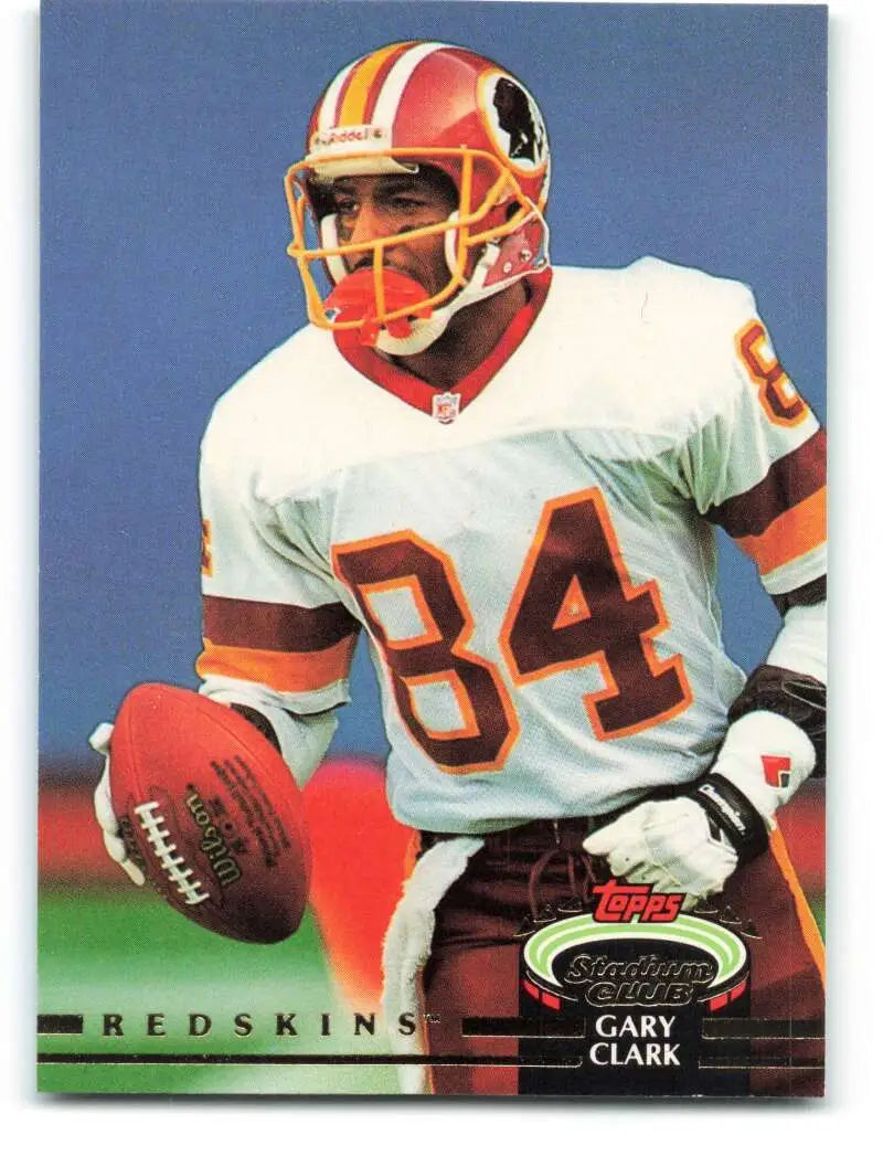 1992 Topps Stadium Club #323 Gary Clark EX Excellent Washington Redskins Football Card - Football Card Single