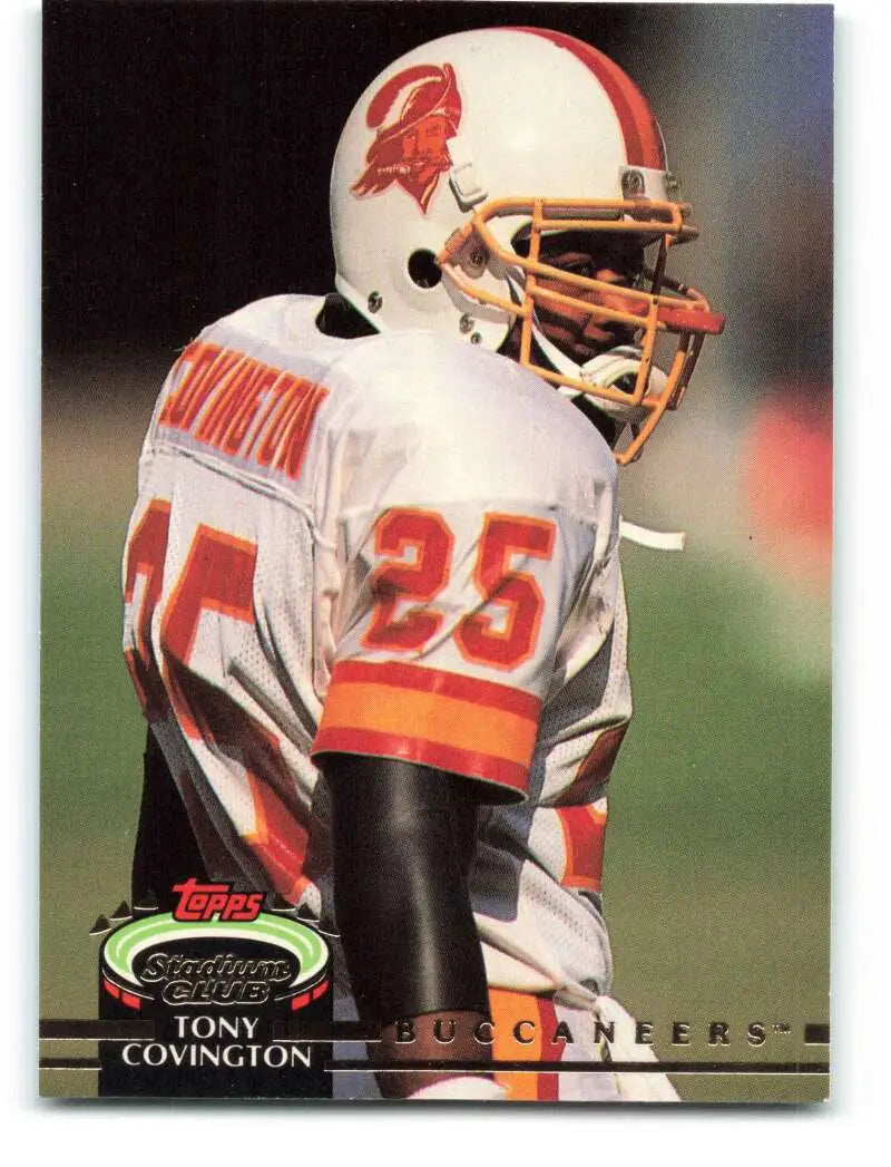 1992 Topps Stadium Club #328 Tony Covington EX Excellent Tampa Bay Buccaneers Football Card - Football Card Single