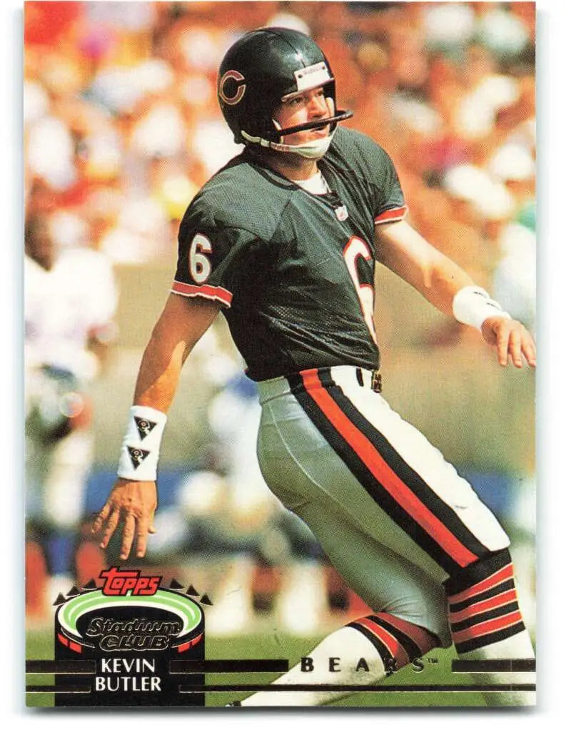 1992 Topps Stadium Club #351 Kevin Butler EX Excellent Chicago Bears Football Card - Football Card Single