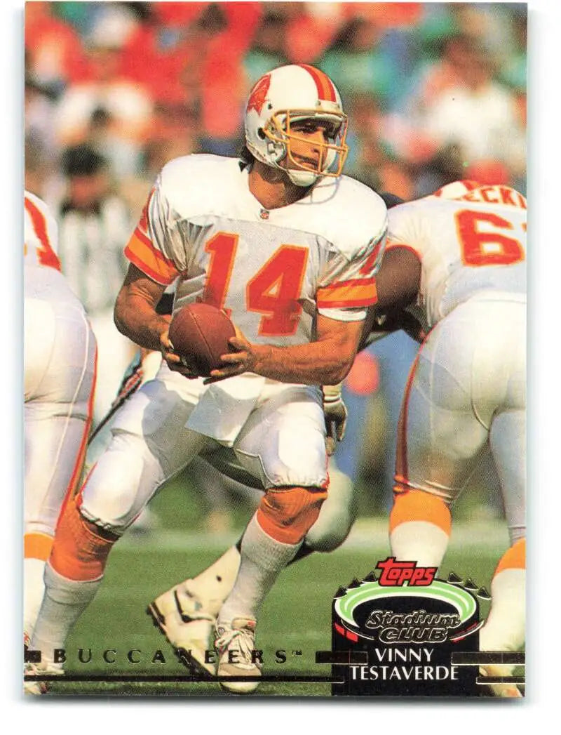 1992 Topps Stadium Club #355 Vinny Testaverde EX Excellent Tampa Bay Buccaneers Football Card - Football Card Single