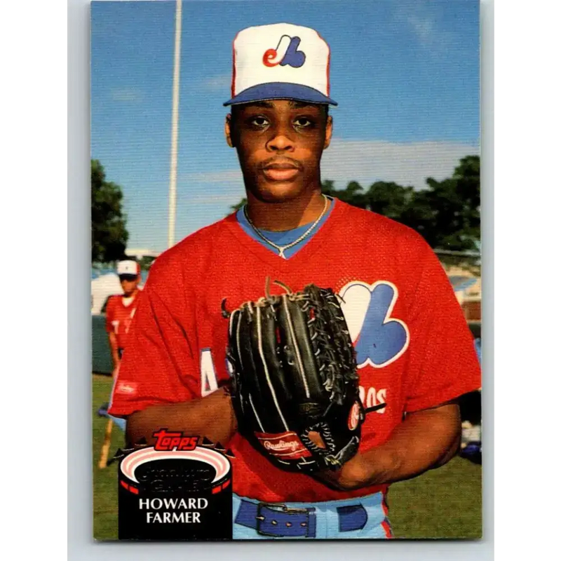 1992 Topps Stadium Club #367 Howard Farmer NM-MT Montreal Expos Baseball Card - Baseball Card Single