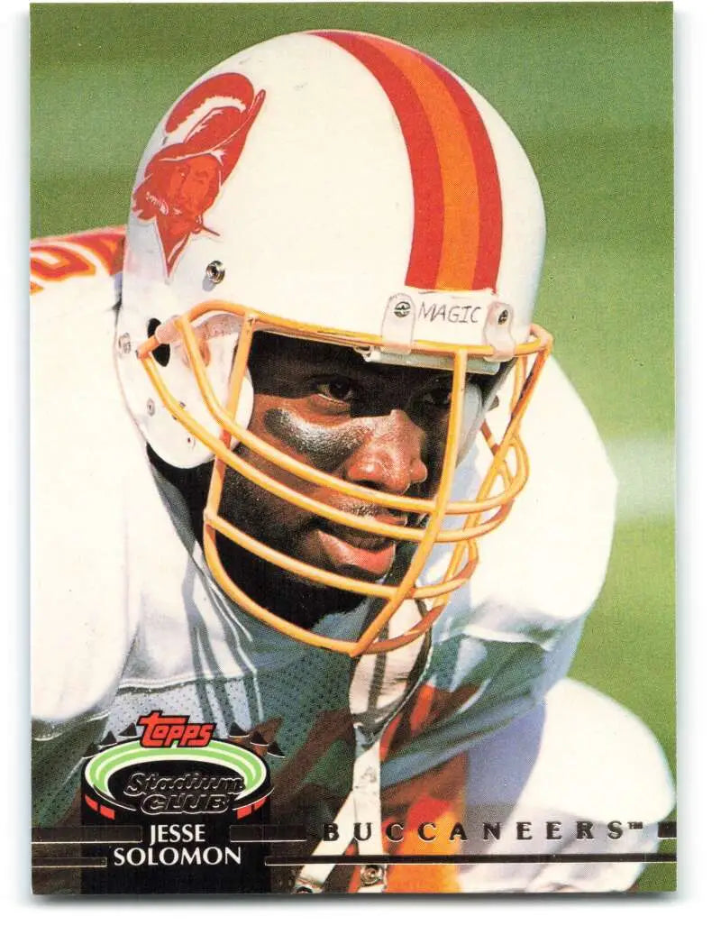 1992 Topps Stadium Club #37 Jesse Solomon EX Excellent Tampa Bay Buccaneers Football Card - Football Card Single
