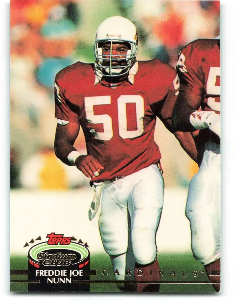 1992 Topps Stadium Club #370 Freddie Joe Nunn EX Excellent Phoenix Cardinals Football Card - Football Card Single