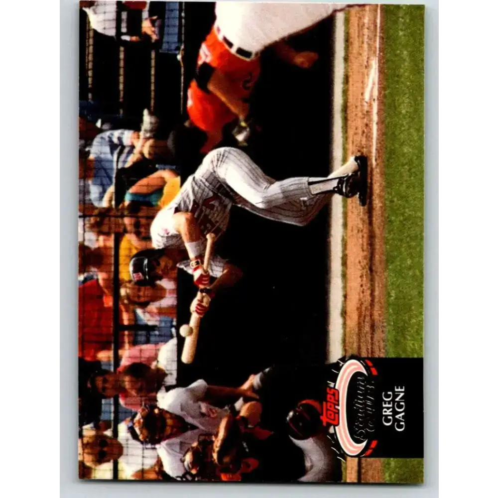 1992 Topps Stadium Club #376 Greg Gagne NM-MT Minnesota Twins Baseball Card - Baseball Card Single