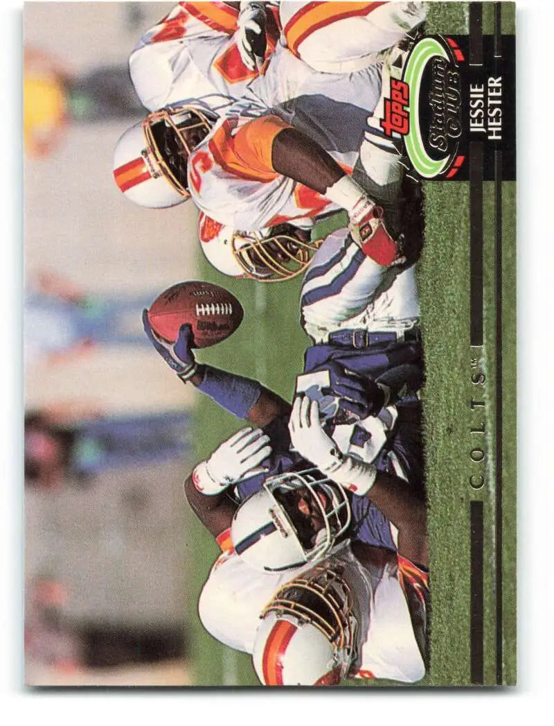 1992 Topps Stadium Club #378 Jessie Hester EX Excellent Indianapolis Colts Football Card - Football Card Single