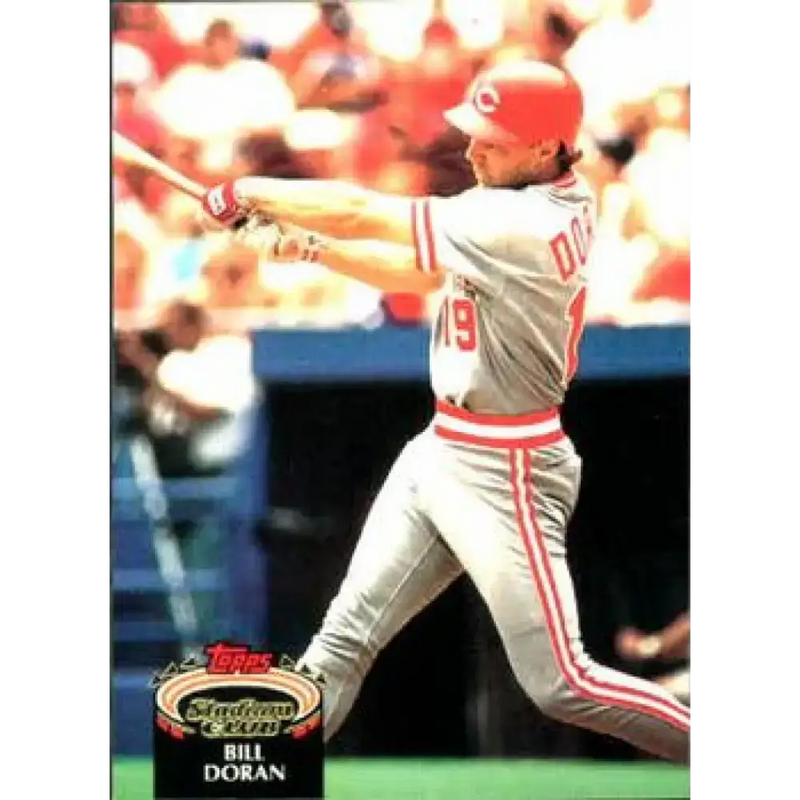 1992 Topps Stadium Club #38 Bill Doran NM-MT Cincinnati Reds Baseball Card - Baseball Card Single