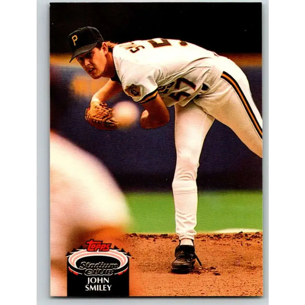 1992 Topps Stadium Club #380 John Smiley NM-MT Pittsburgh Pirates Baseball Card - Baseball Card Single