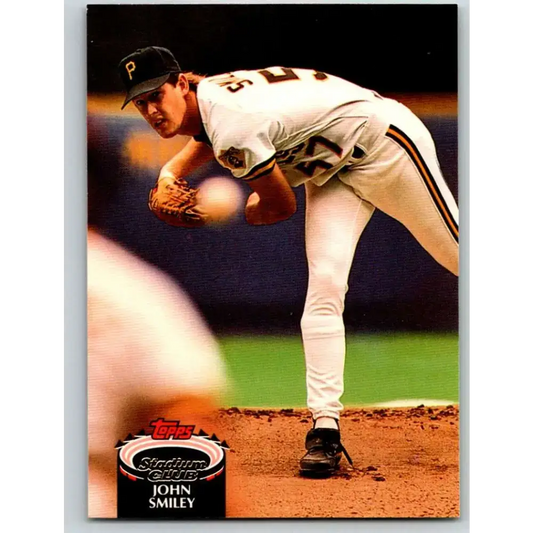 1992 Topps Stadium Club #380 John Smiley NM-MT Pittsburgh Pirates Baseball Card - Baseball Card Single